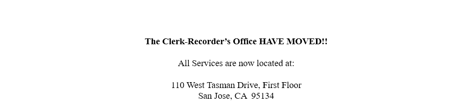 cro-moving - Office of the County Clerk-Recorder - County of Santa